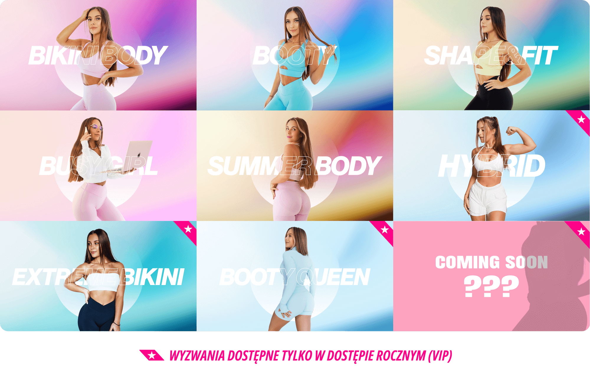 Dostępne plany treningowe